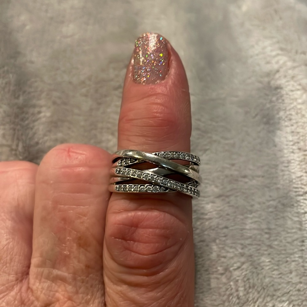Pandora Entwined Ring size 9